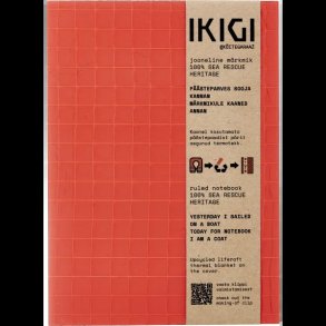 IKIGI Notesbog A5 Lin Sea Rescue R�d