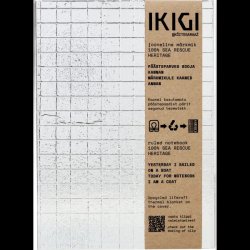 IKIGI Notesbog A5 Lin Sea Rescue S�lv