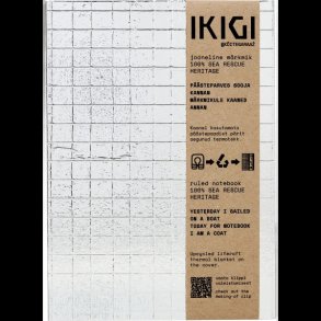 IKIGI Notesbog A5 Lin Sea Rescue S�lv