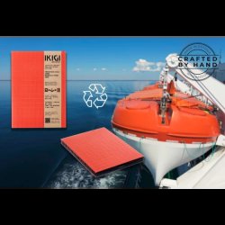 IKIGI Notesbog A5 uLin Sea Rescue R�d