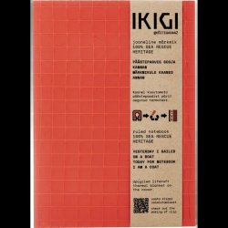 IKIGI Notesbog A5 uLin Sea Rescue R�d