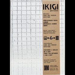 IKIGI Notesbog A5 uLin Sea Rescue S�lv