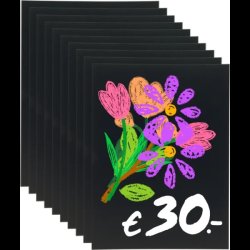 Securit A6 kridttavle Dobbelt siddet 10 stk. 