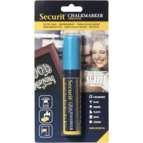 Securit Chalkmarker 7-15mm Bl�