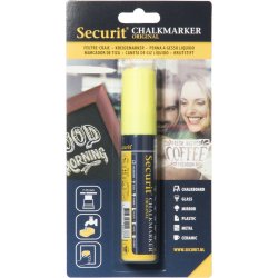 Securit Chalkmarker 7-15mm Gul
