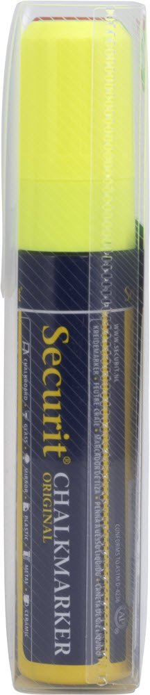 Securit Chalkmarker 7-15mm Gul