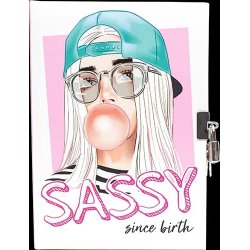 Dagbog med l�s Sassy