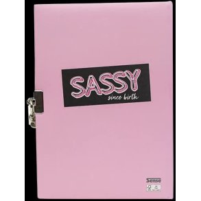 Dagbog med l�s Sassy