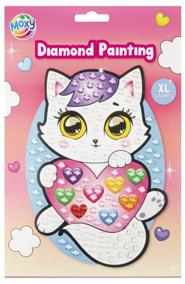 Diamond Paining A5 sten pink
