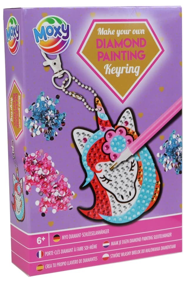 Diamond painting n�glering lilla