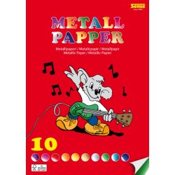 Metallic Karton  A4 250 g. 10 ark Sense