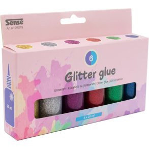 Sense Glimmerlim i flaske 6 stk. 20 ML