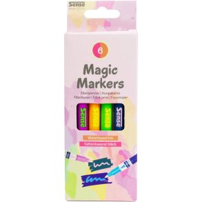 Sense Magic Markers 6 stk.