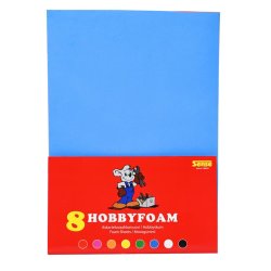 Sense Moosgummi A4 8 stk. ass farver