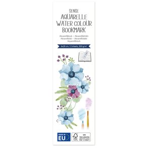 Sense akvarelblik bogm�rke 200g 12 ark