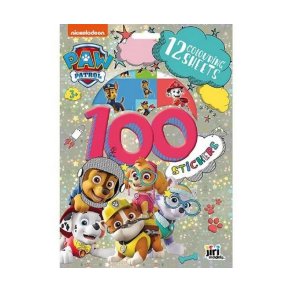 Stickers 100 stk. m. 12 stk tegninger Paw Patrol