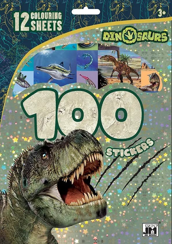 Stickers�t hologram 100 stk. Dino