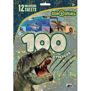 Stickers�t hologram 100 stk. Dino