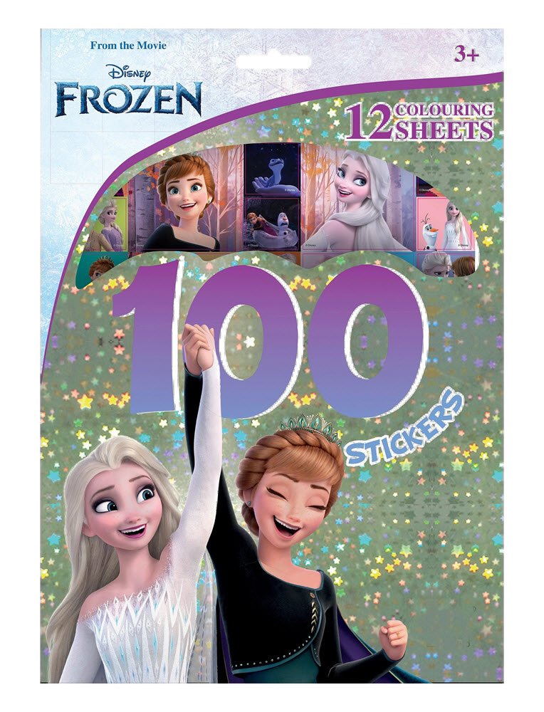 Stickers�t hologram 100 stk. Disney Frozen