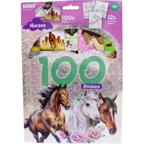 Stickers�t hologram 100 stk. Heste