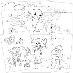 Stickers�t hologram 100 stk. S�de Dyr