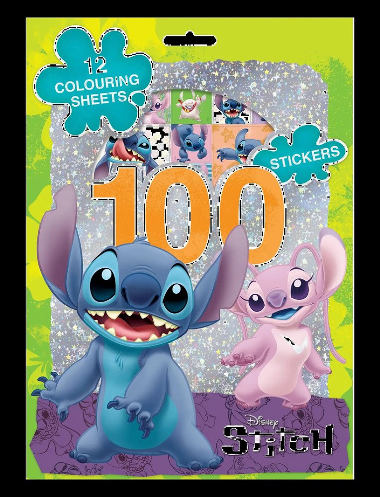 Stickerss�t Disney Stitch 100 stickers