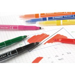 Stabilo Trio 2in1 Tusser 10 stk.