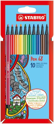 Stabilo st pen 68 st 10 stk.