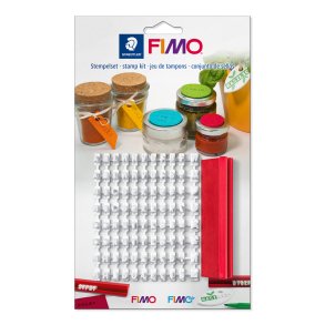 Fimo stempelst m bogstaver