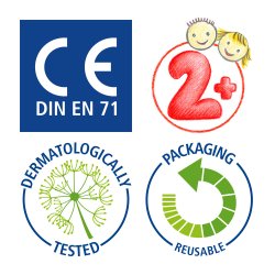 Modellervoks Noris junior 4 ass farver.  