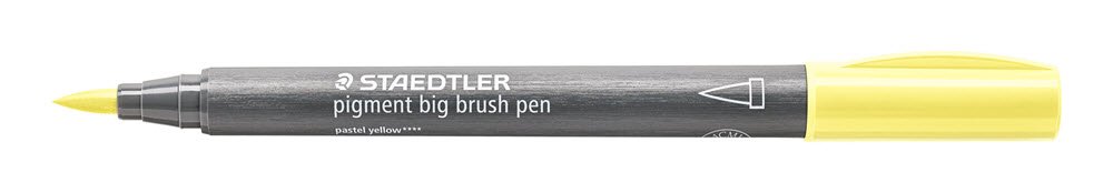 Staedtler Brush Pen Jumbo Pigment 105 Pastel Gul