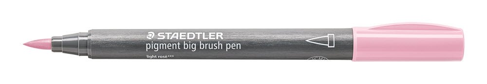 Staedtler Brush Pen Jumbo Pigment 21 Lys Rose