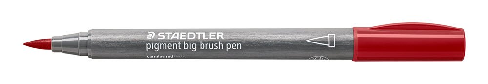 Staedtler Brush Pen Jumbo Pigment 29 Carmine R�d