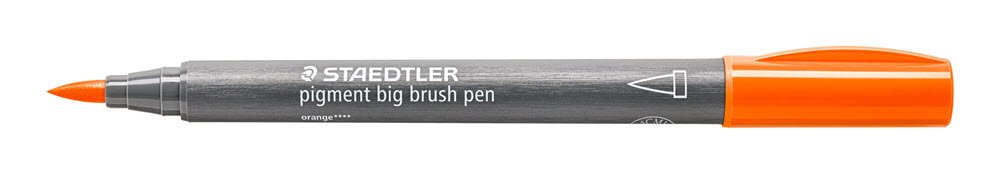 Staedtler Brush Pen Jumbo Pigment 4 Orange