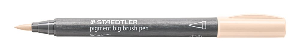 Staedtler Brush Pen Jumbo Pigment 431 Lys Fersken