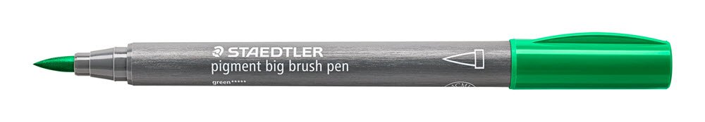 Staedtler Brush Pen Jumbo Pigment 5 Gr�n