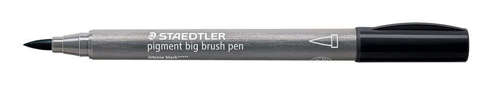 Staedtler Brush Pen Jumbo Pigment 99 Sort