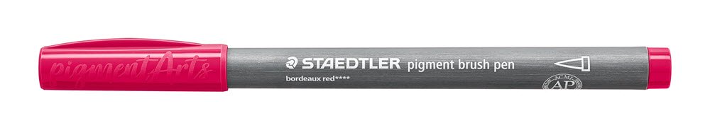 Staedtler Brush Pen Pigment 23 Bordeaux R�d