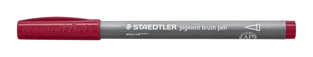 Staedtler Brush Pen Pigment 269 Vin R�d