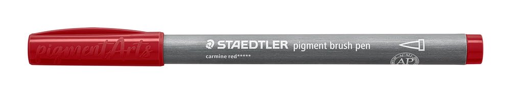Staedtler Brush Pen Pigment 29 Karmin R�d