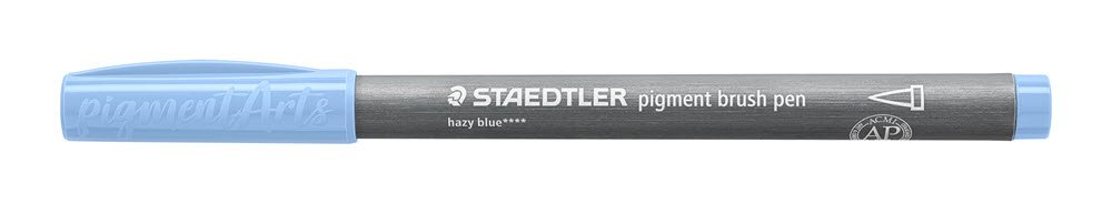Staedtler Brush Pen Pigment 308 Hazy Bl�