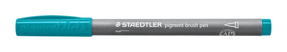 Staedtler Brush Pen Pigment 355 Bl� Gr�n