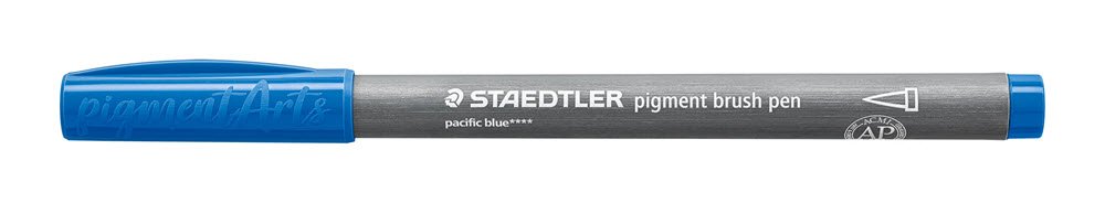 Staedtler Brush Pen Pigment 39 Pacific Bl�