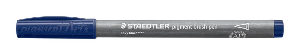 Staedtler Brush Pen Pigment 399 Marine Bl�