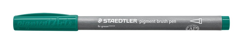Staedtler Brush Pen Pigment 539 Gran Gr�n