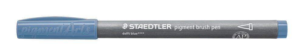 Staedtler Brush Pen Pigment 63 Delfin Bl�