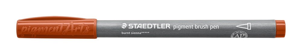 Staedtler Brush Pen Pigment 73 Br�ndt Sienna