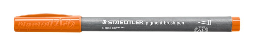 Staedtler Brush Pen Pigment 730 Gul/brun Sienna