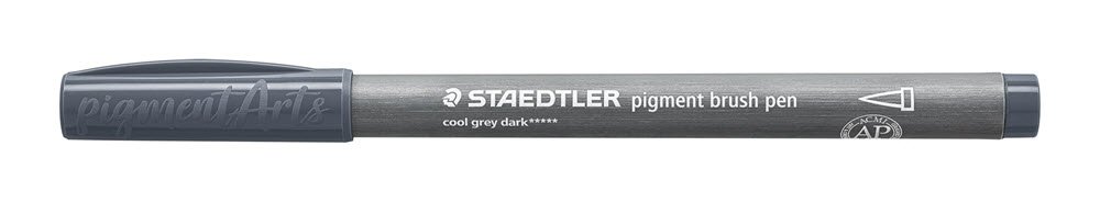 Staedtler Brush Pen Pigment 871 M�rk Gr�