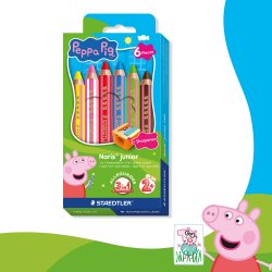 Staedtler Gurli Gris 3i1 farveblyant m. spidser 6 stk. 2 �r